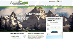 Desktop Screenshot of americash.com